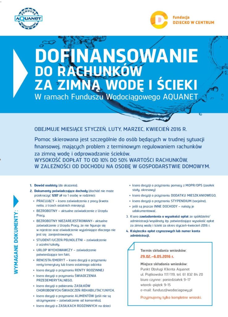 Dofinansowania